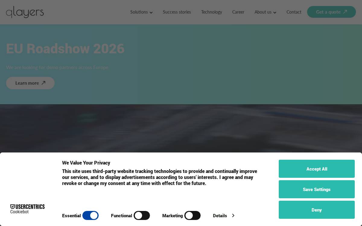 Qlayers website preview