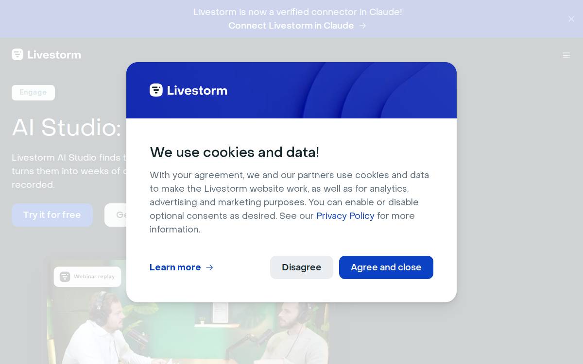 Qlip website preview