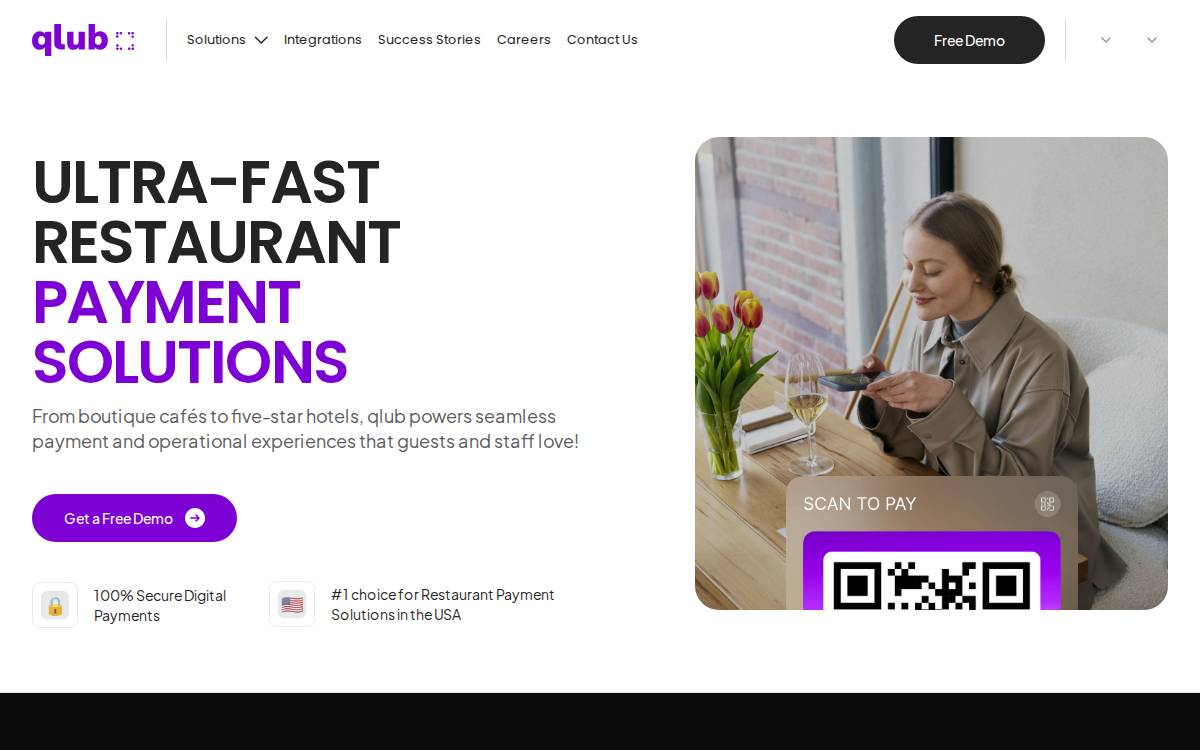 Qlub website preview