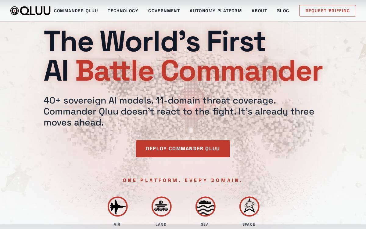 Qluu website preview