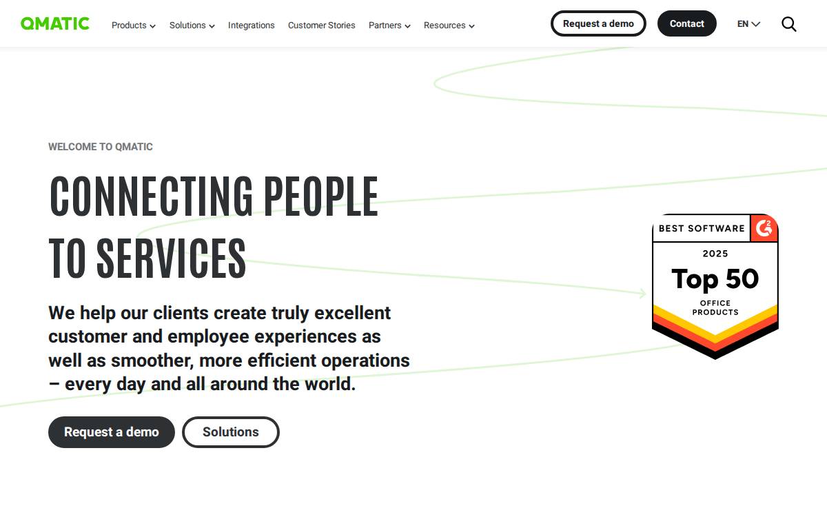 Qmatic website preview