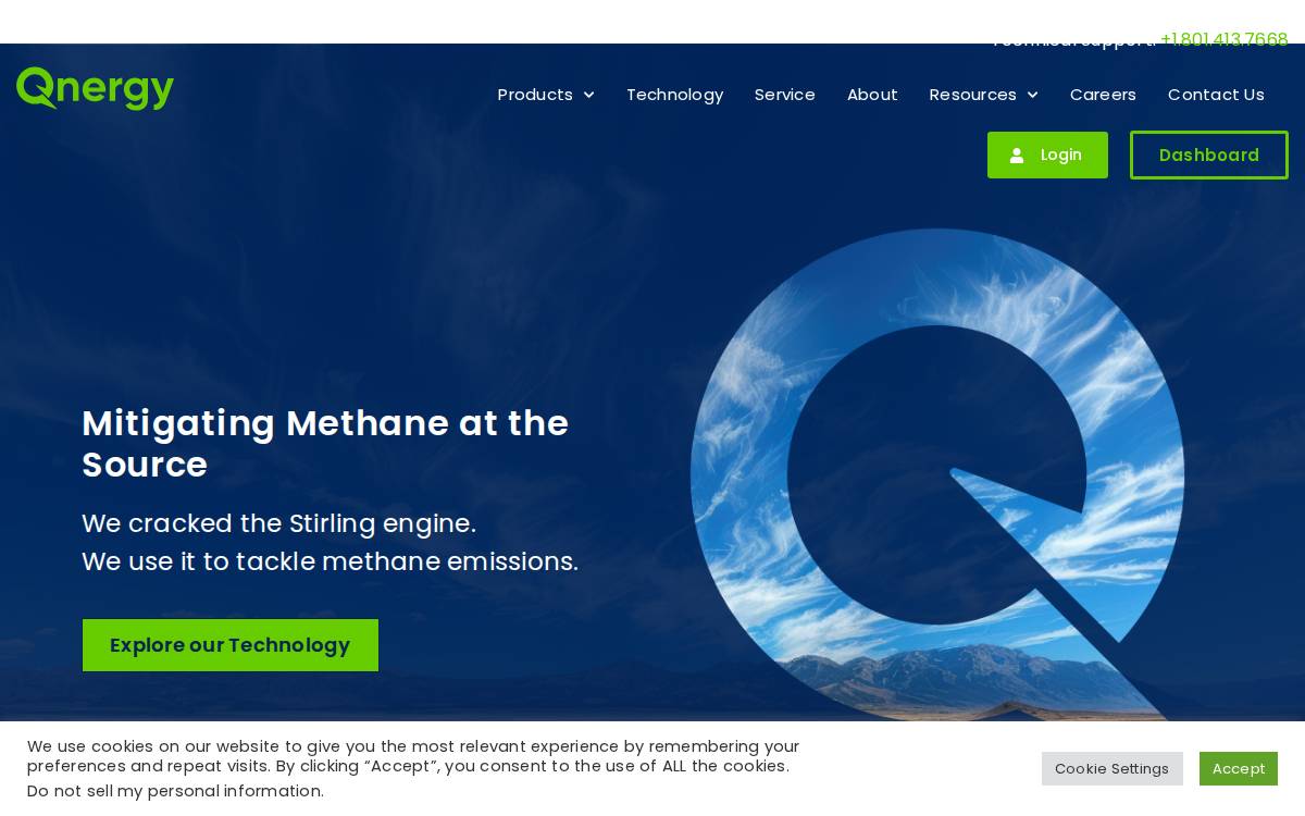 Qnergy website preview