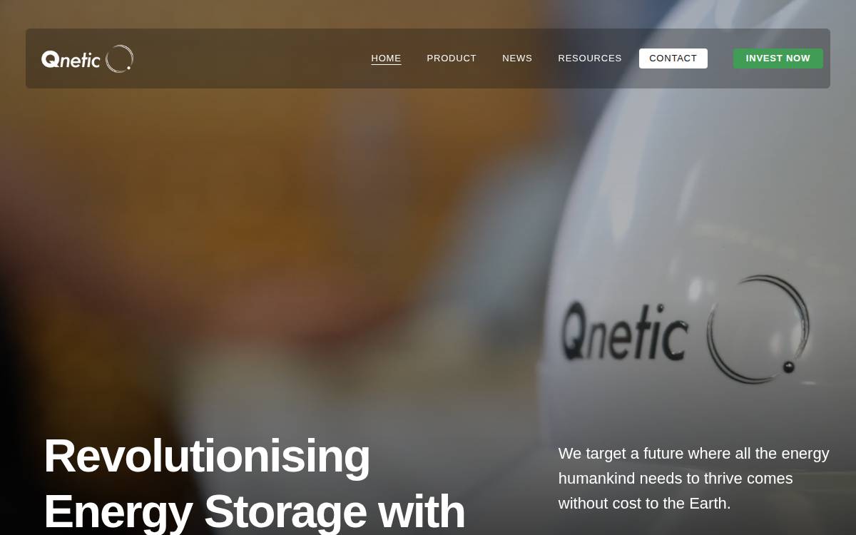 Qnetic website preview