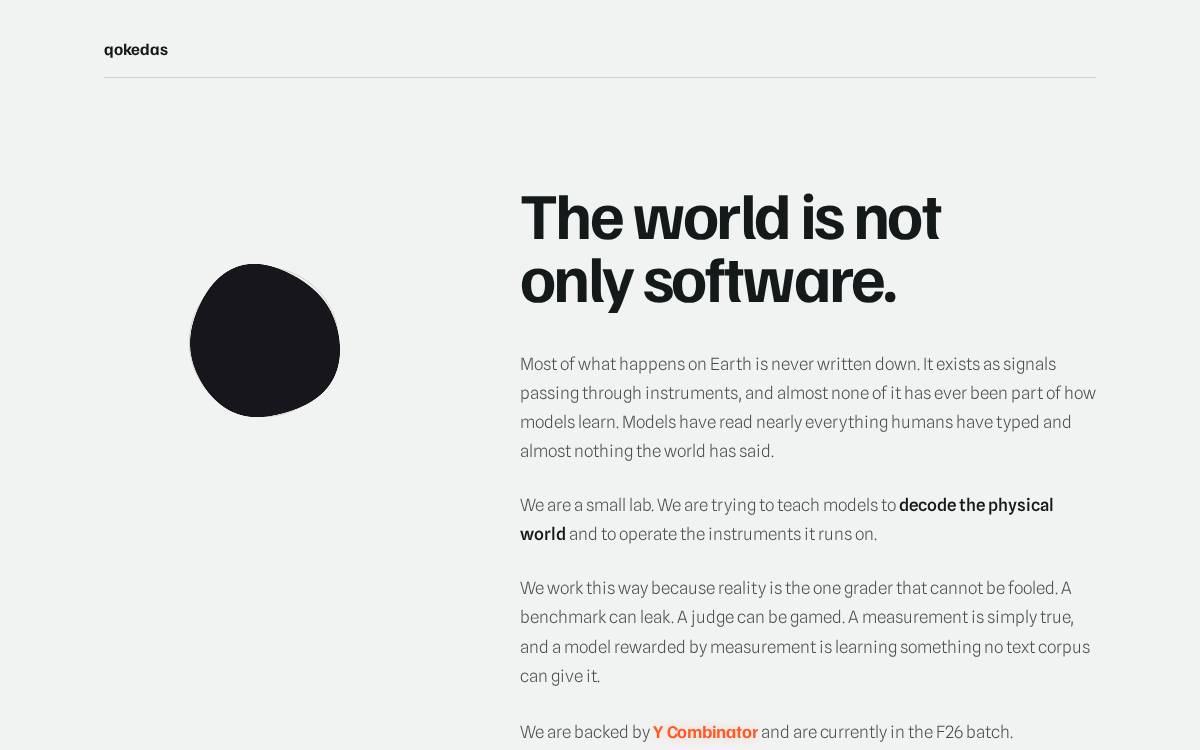 Qokedas website preview