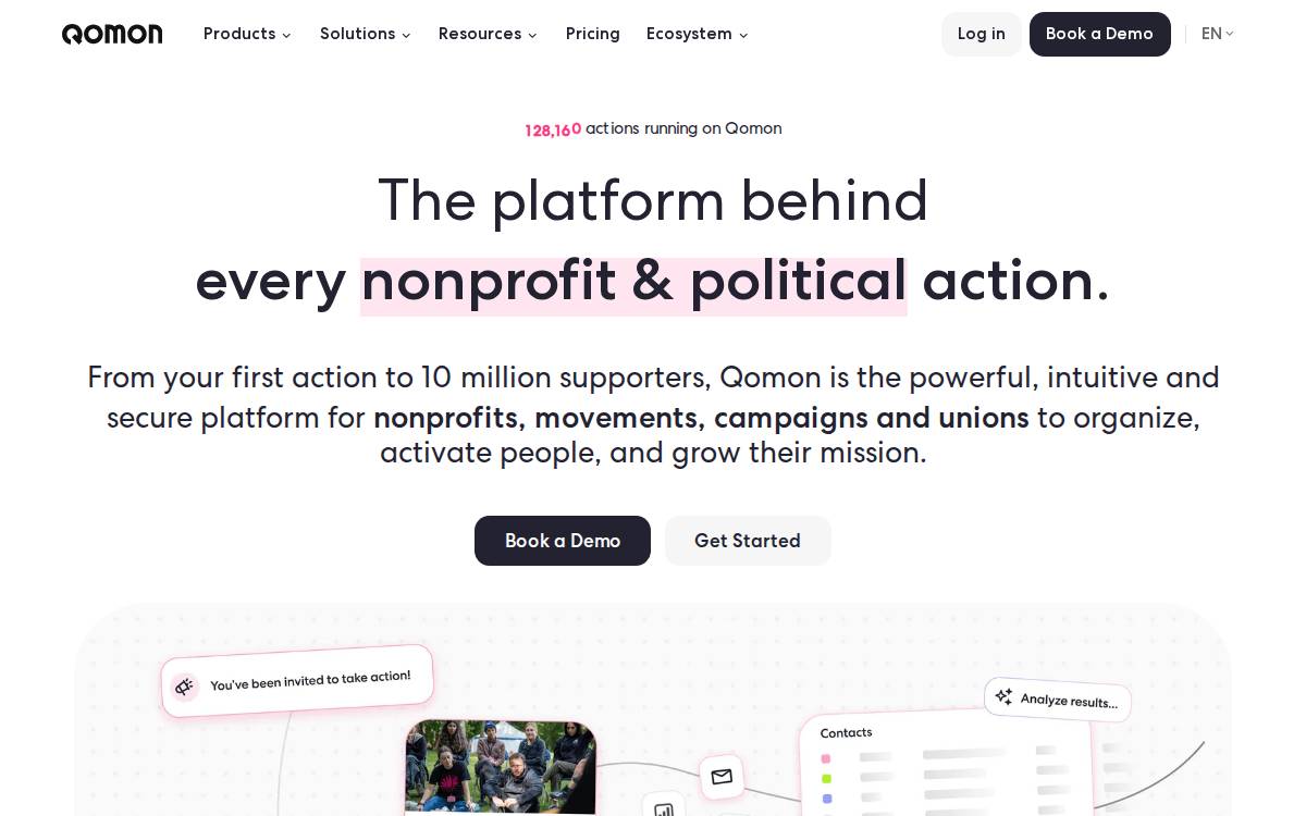 Qomon website preview