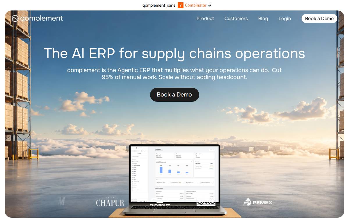 qomplement website preview