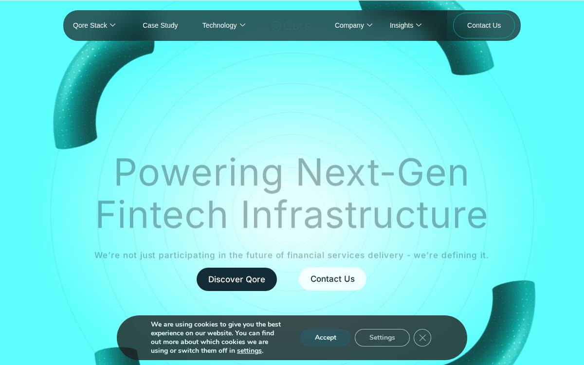 Qore website preview