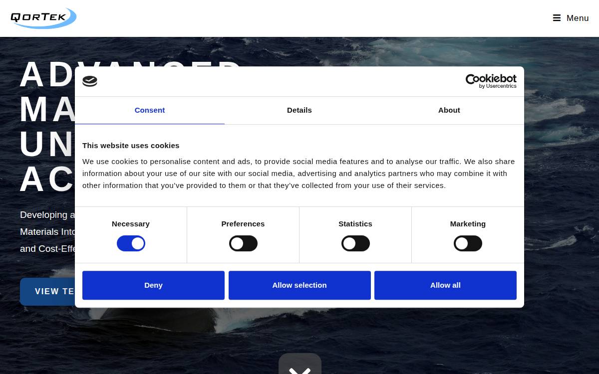 QORTEK INC website preview