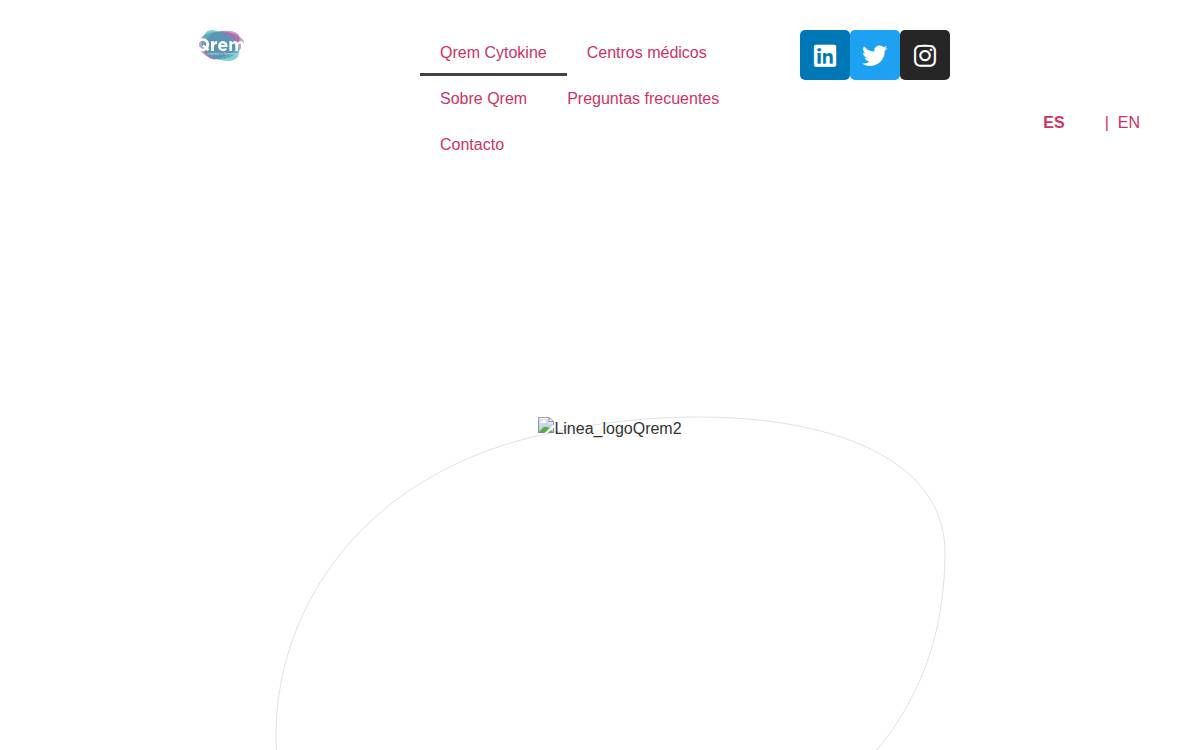 Qrem website preview