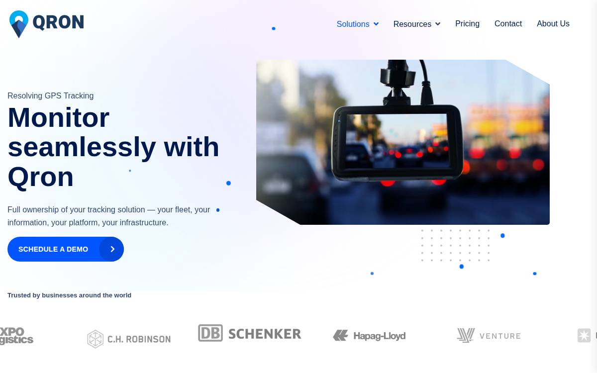 Qron website preview