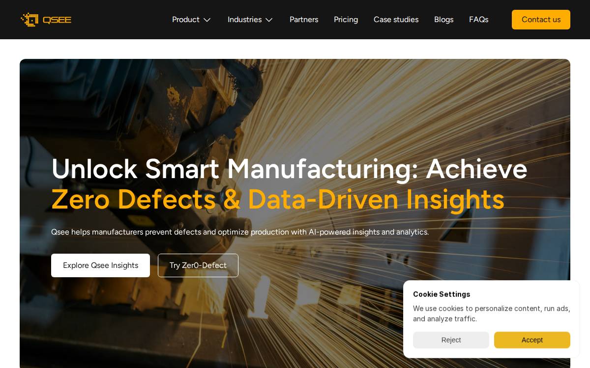 Qsee website preview