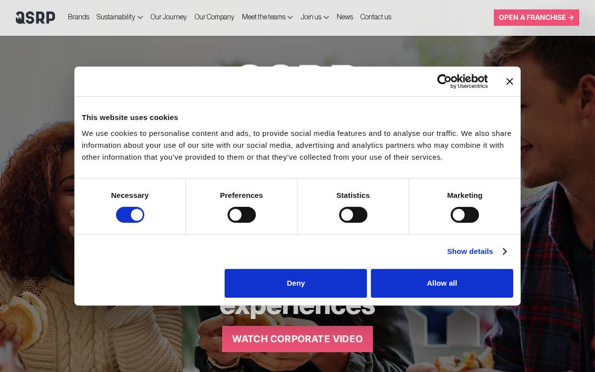 QSRP website preview