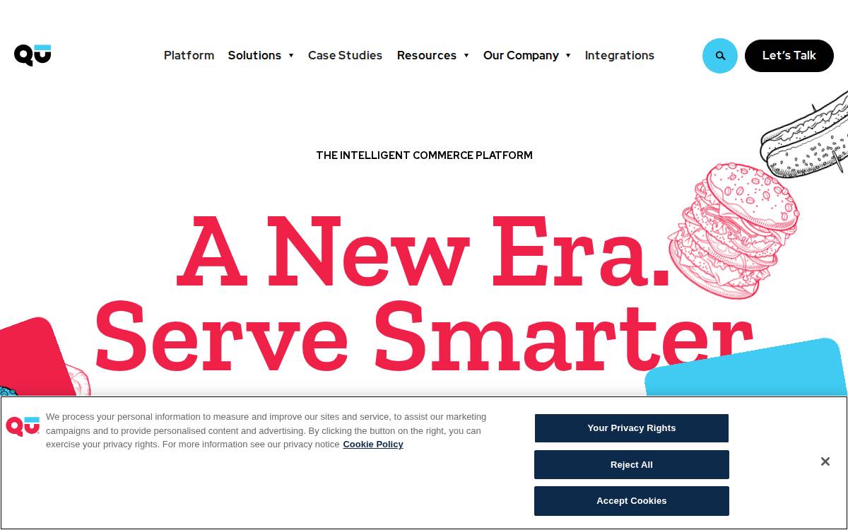 Qu website preview