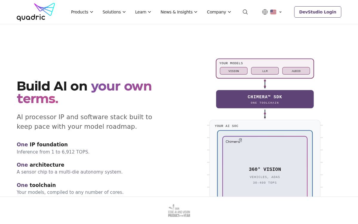Quadric website preview