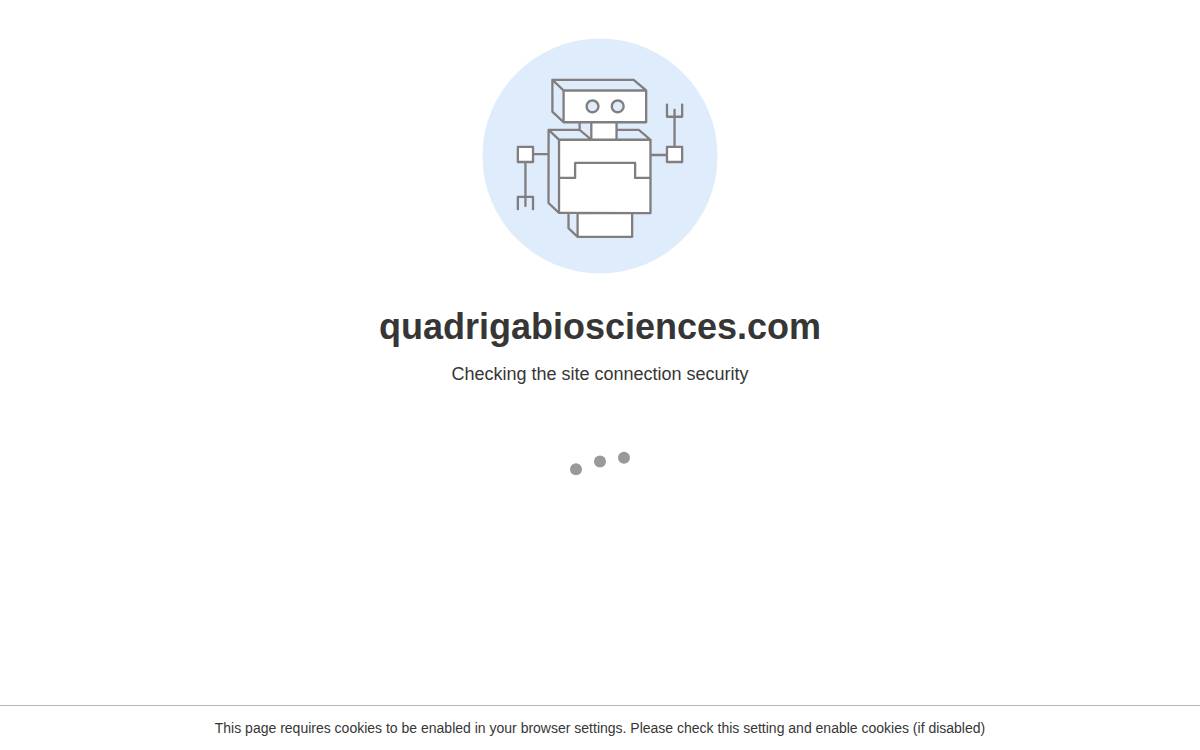 Quadrigabiosciences website preview