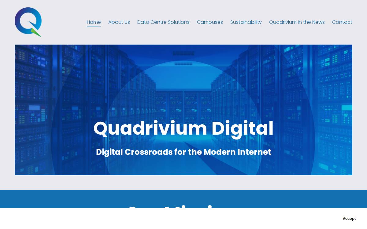 Quadrivium Digital website preview