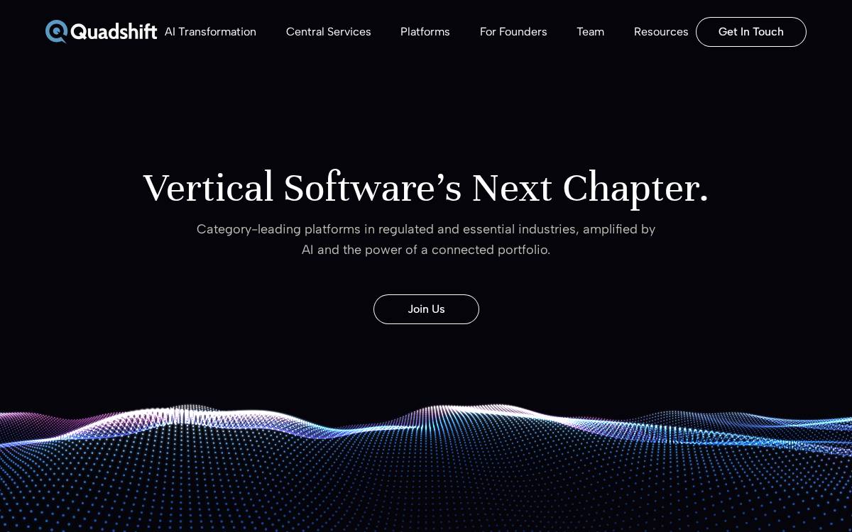 Quadshift website preview