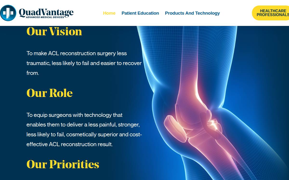 Quadvantage Technology website preview
