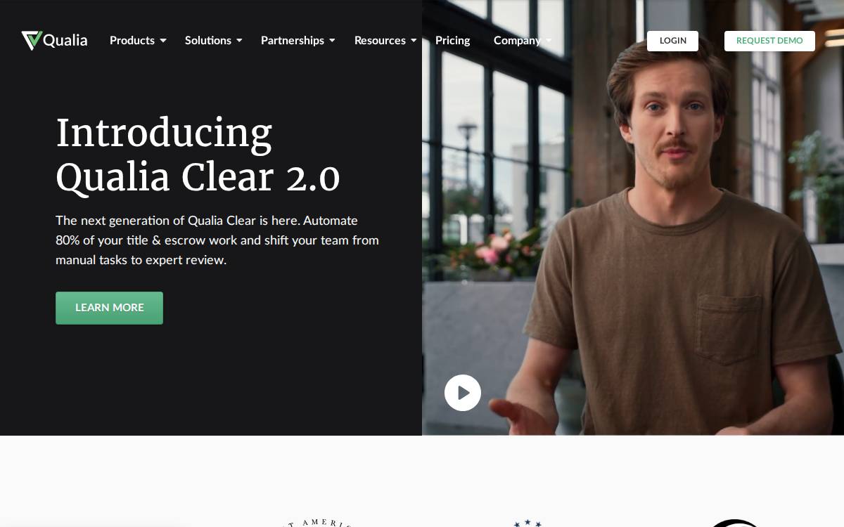 Qualia website preview