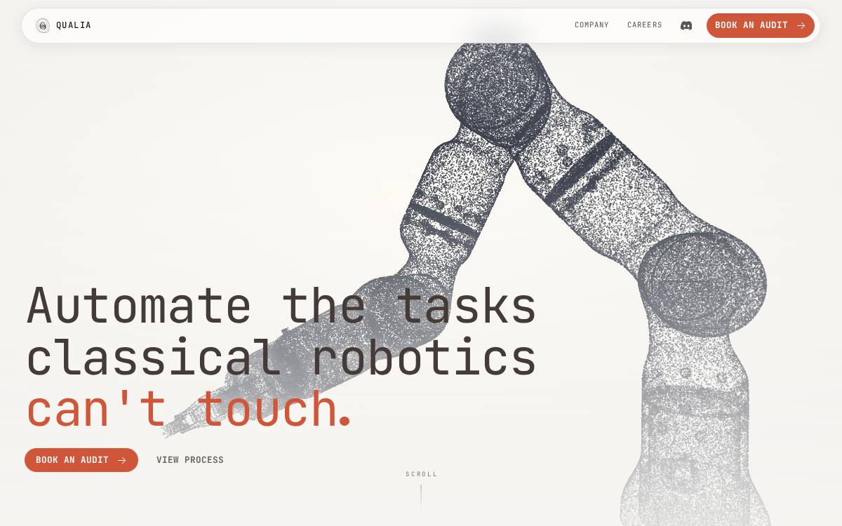 Qualiastudios website preview