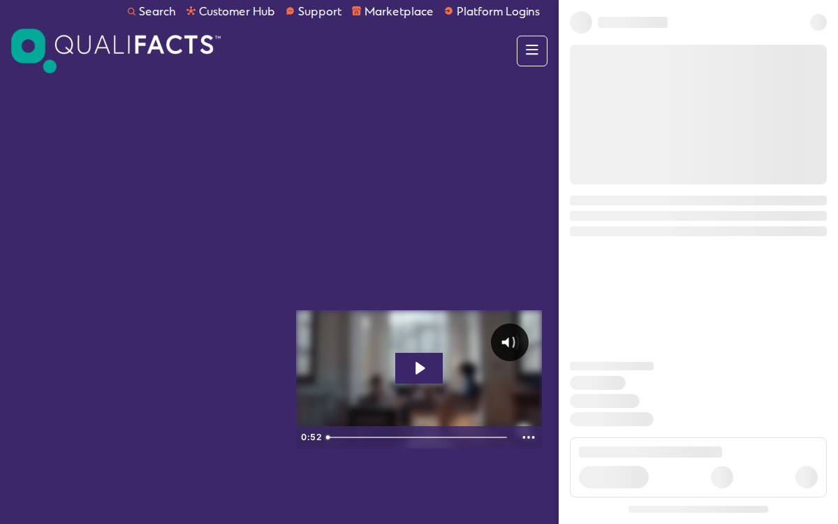 Qualifacts website preview