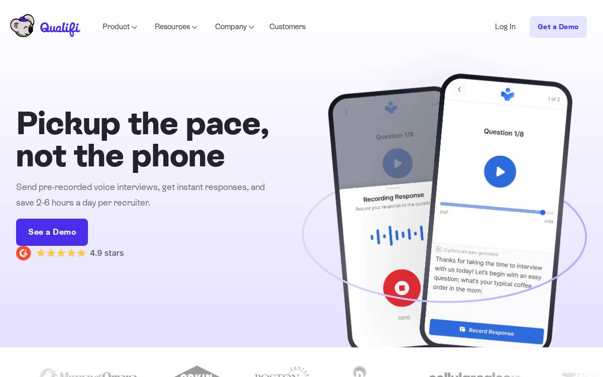 Qualifi website preview