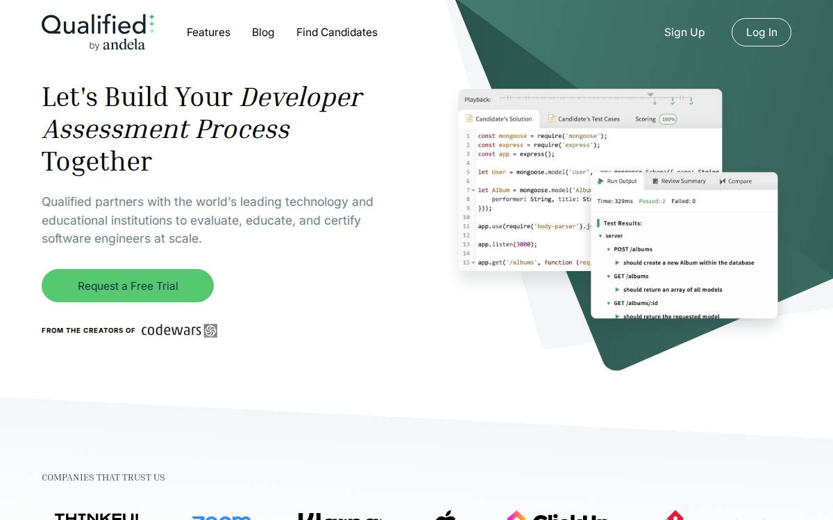 Qualified website preview