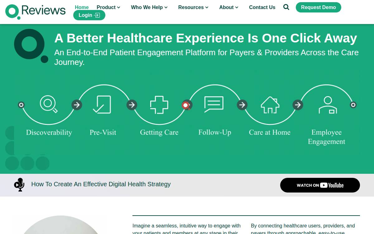 Quality Reviews website preview