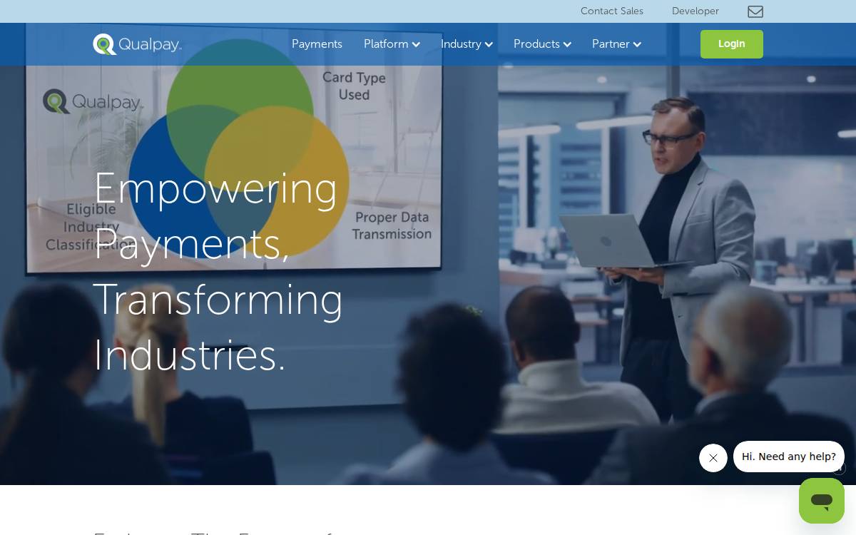 Qualpay website preview