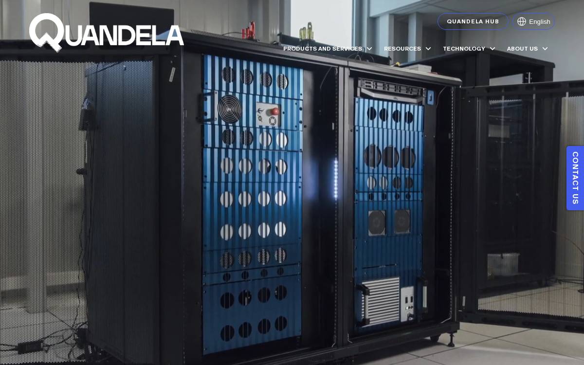Quandela website preview