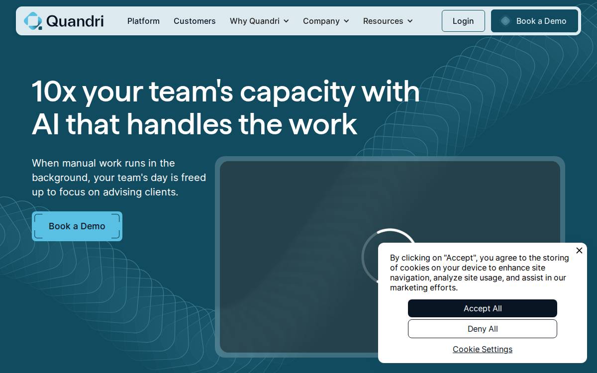 Quandri website preview