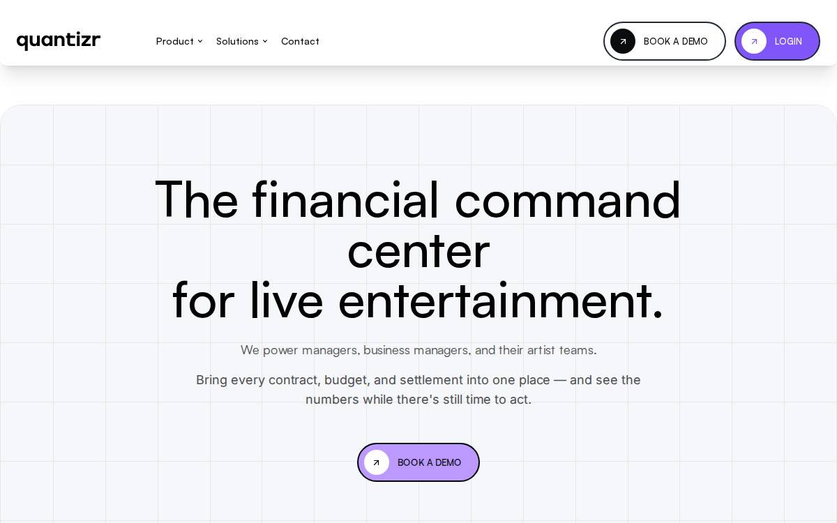 Quantizr website preview