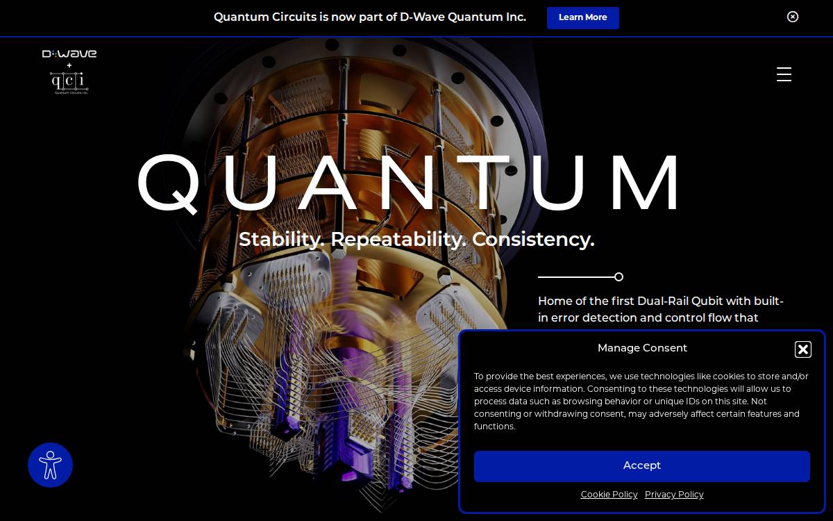 Quantum Circuits website preview