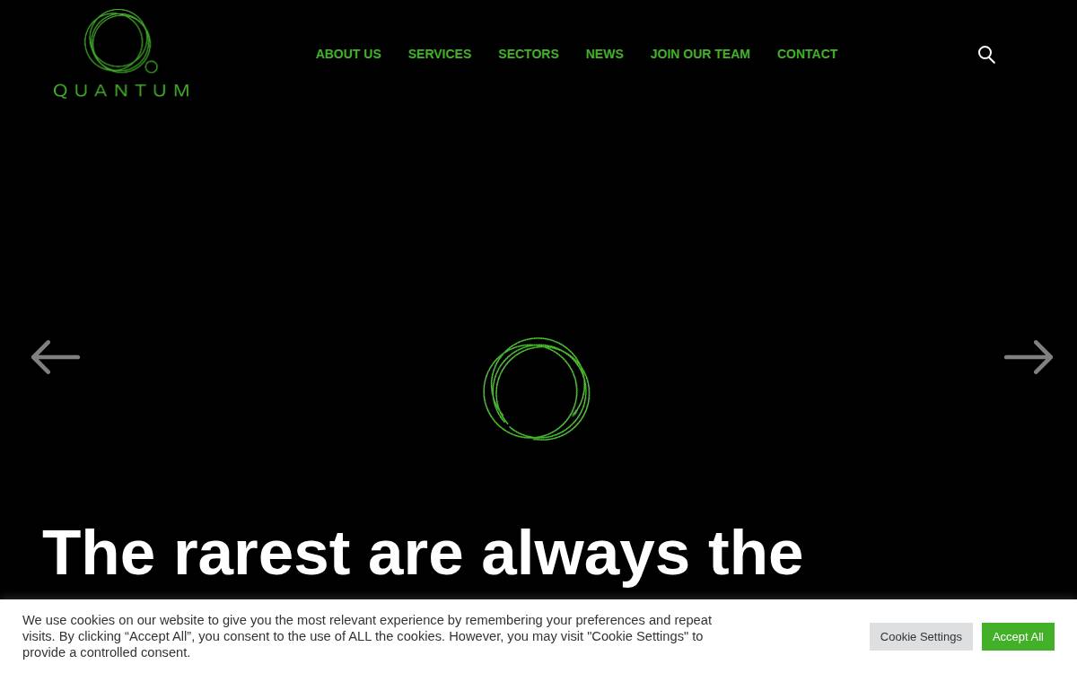 Quantum Group Seed website preview