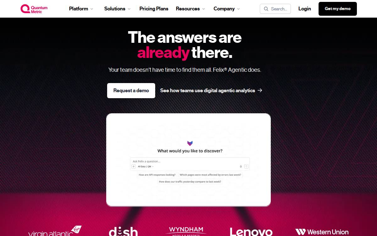 Quantum Metric website preview