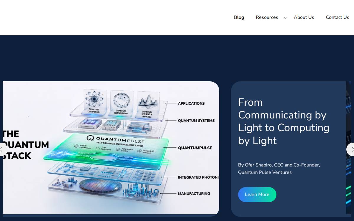 Quantumpulse website preview