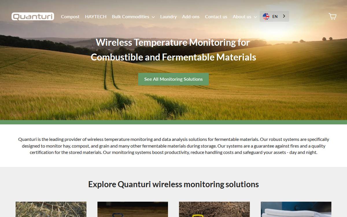 quanturi website preview