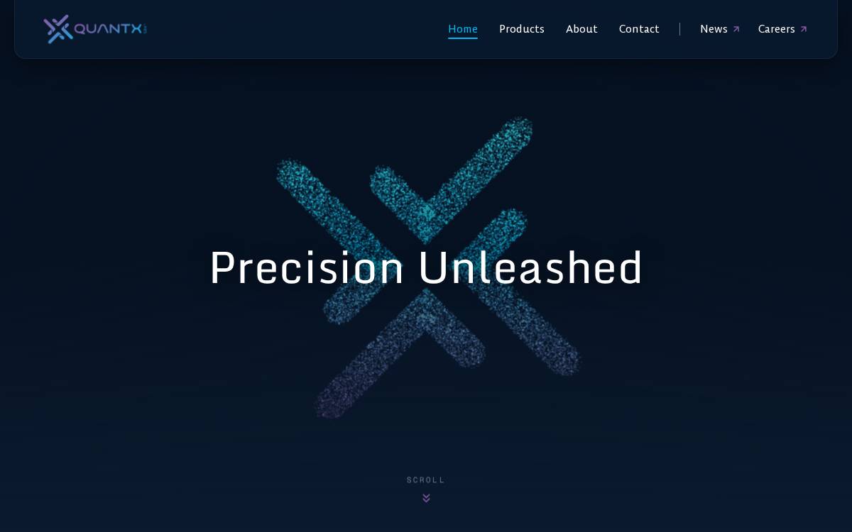 Quantxlabs website preview