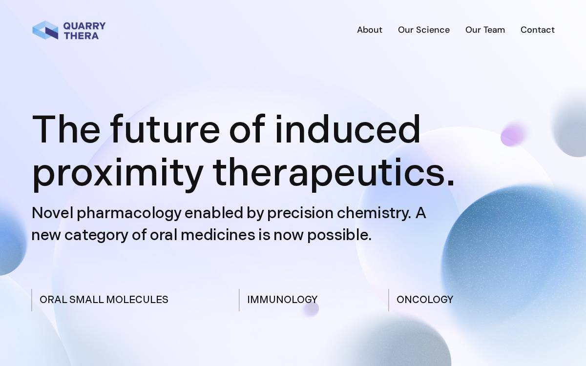Quarry Thera website preview