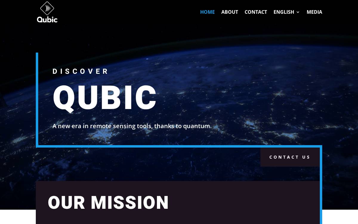 Qubic Inc. website preview