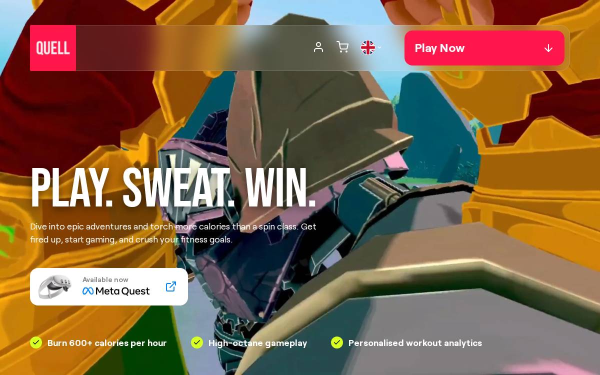 Quell website preview