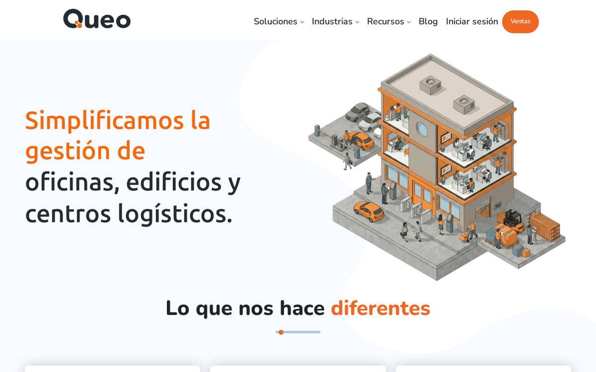 QUEO website preview