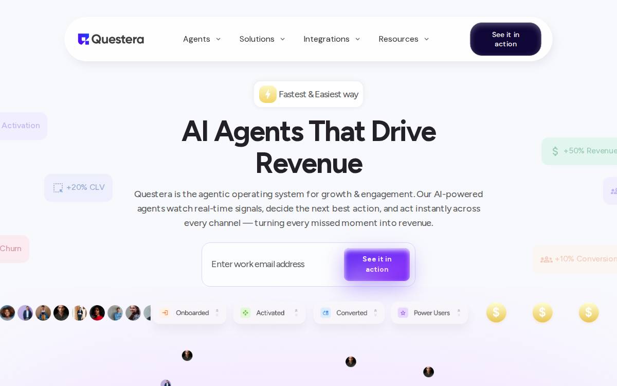 Quest website preview
