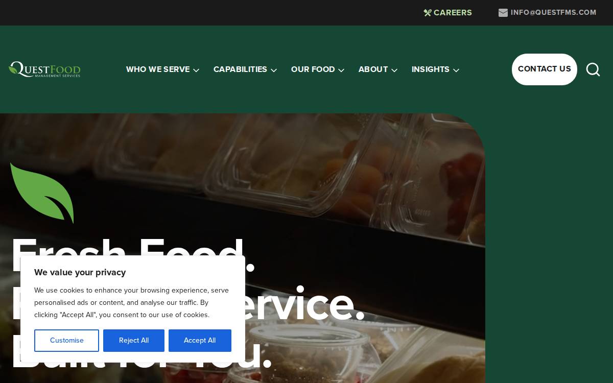 Questfms website preview
