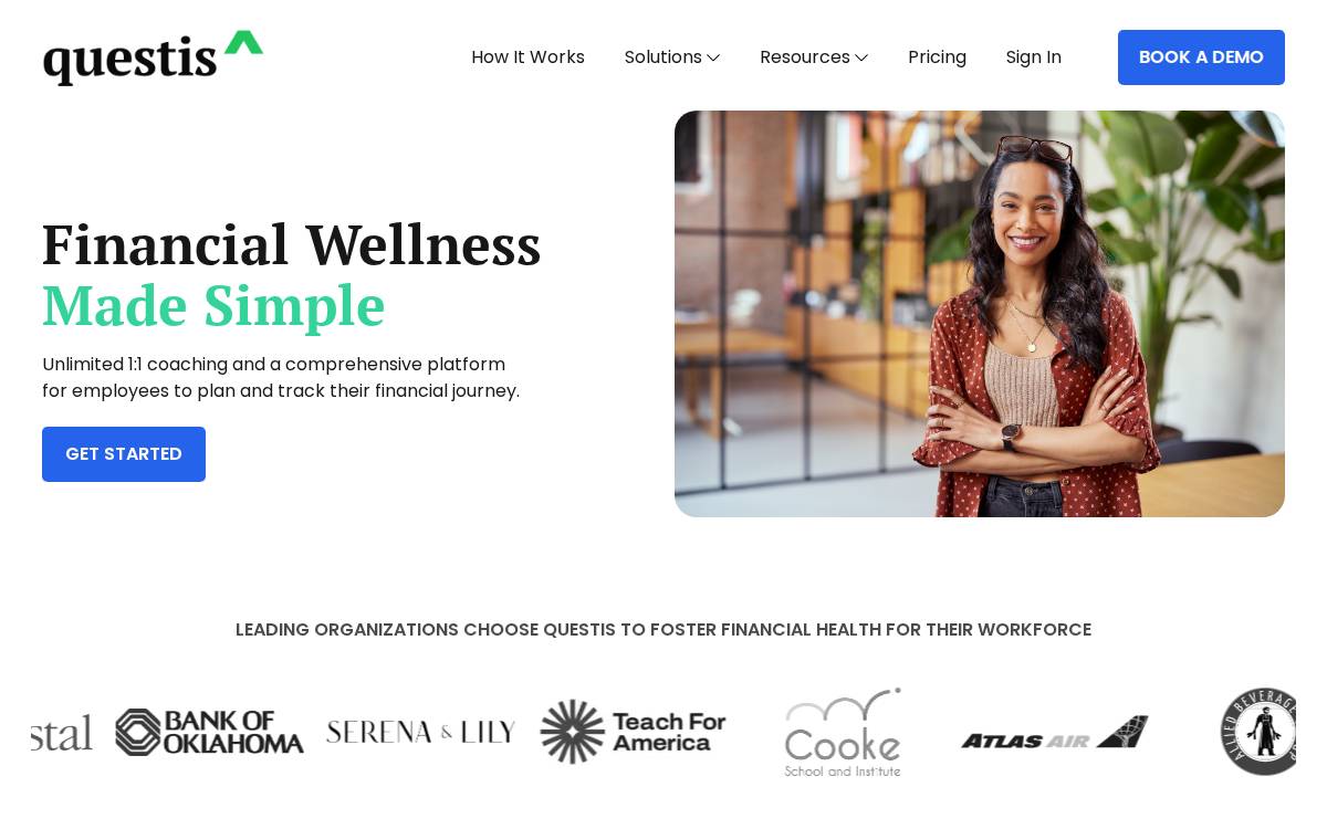 Questis website preview