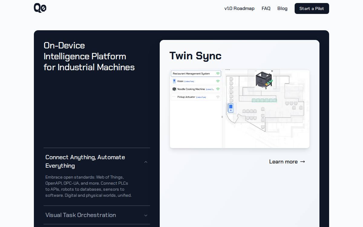 Queue0 website preview