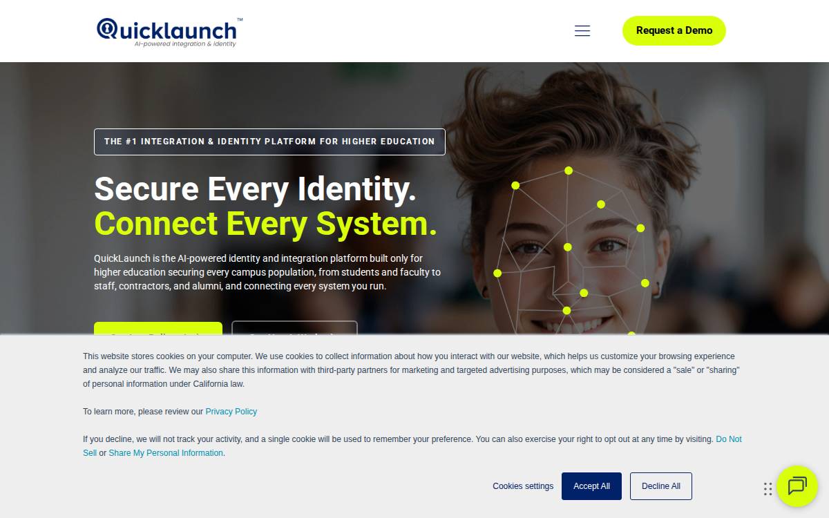 QuickLaunch website preview