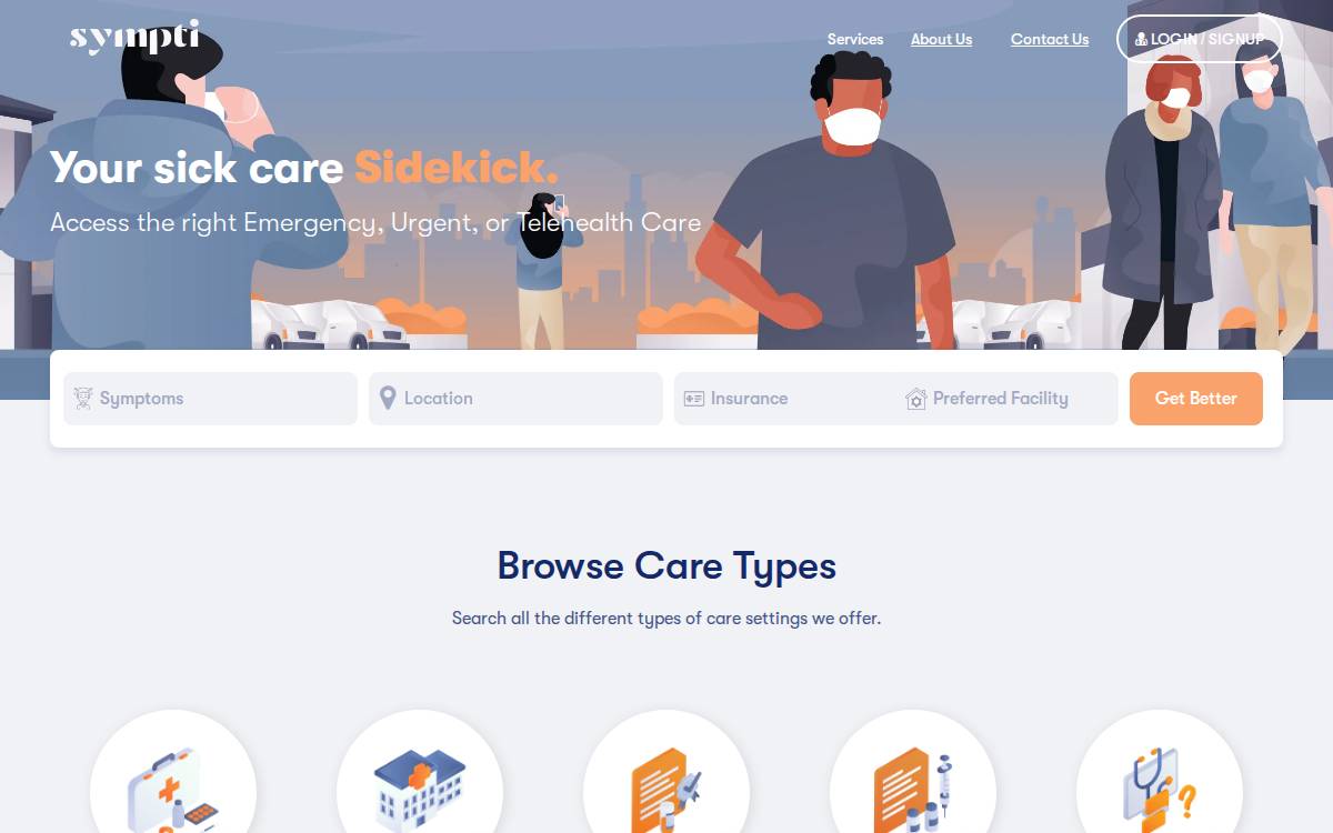 Quickrcare website preview
