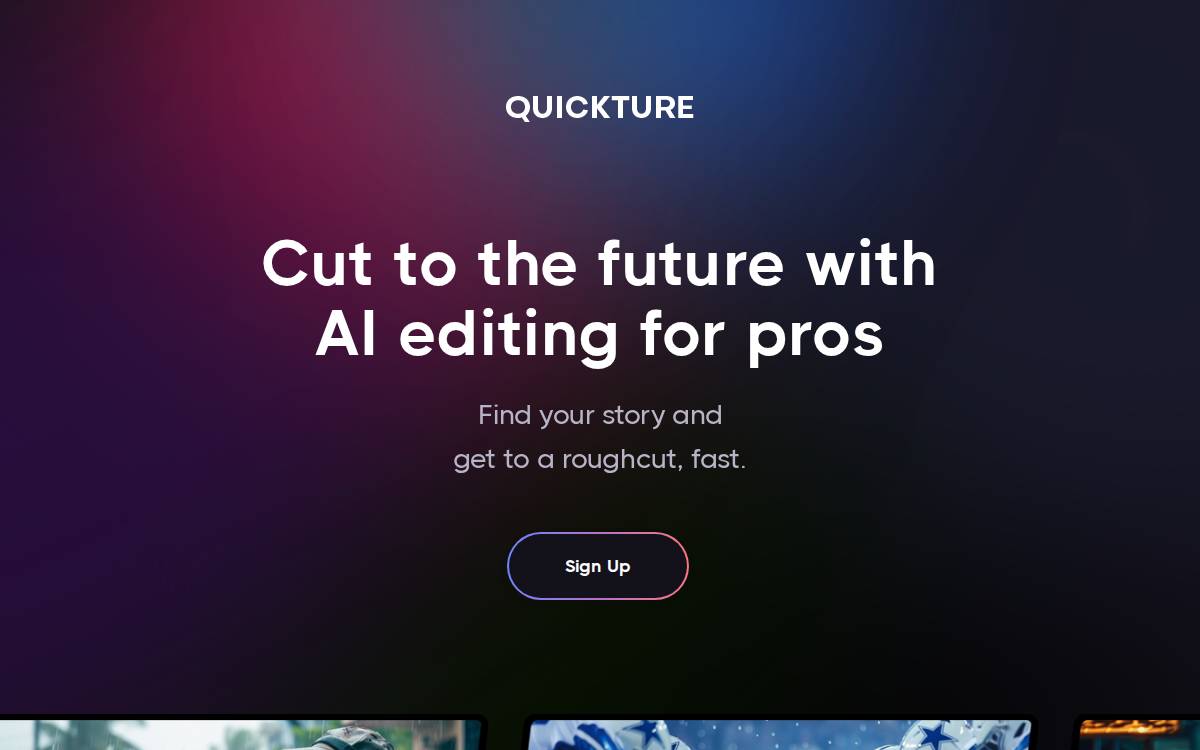 Quickture website preview