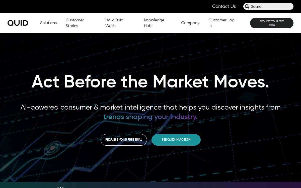 Quid website preview